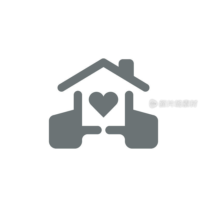 Love home icon